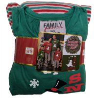 HPS01: Boys Christmas Pyjama- Green (4-18 Years)